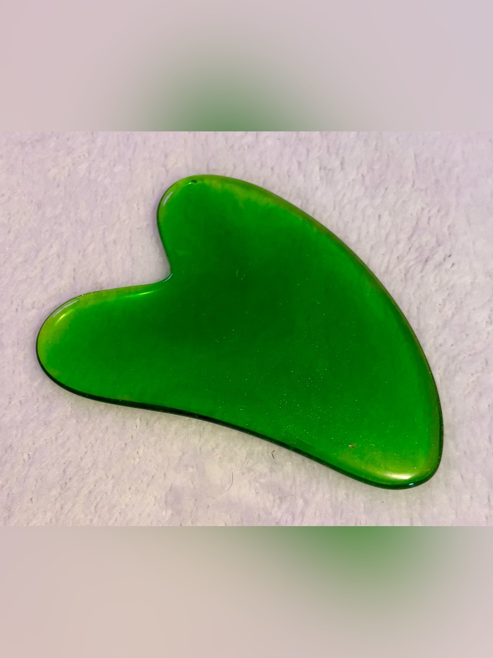 Green Jade Gua Sha Facial Massage Tool - Picture 3 of 3